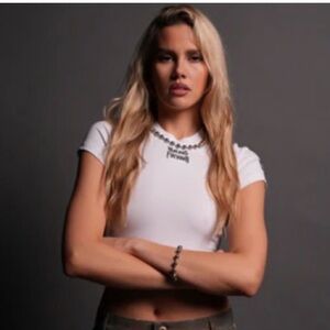 NWT DarcSport "Kara" Tee in White